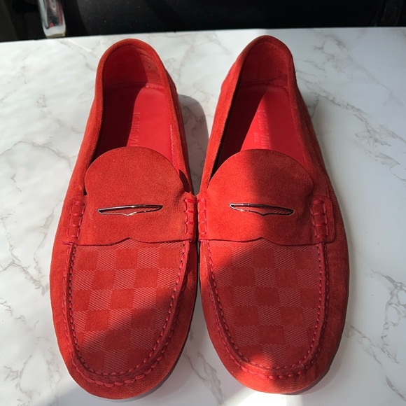 Authentic Louis Vuitton Men's Shoes Casual Red Loafers
Size 11M - Picture 1 of 10